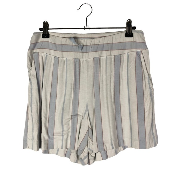 Soma Other - Soma Cool Nights White Blue Stripe Pajama Shorts M